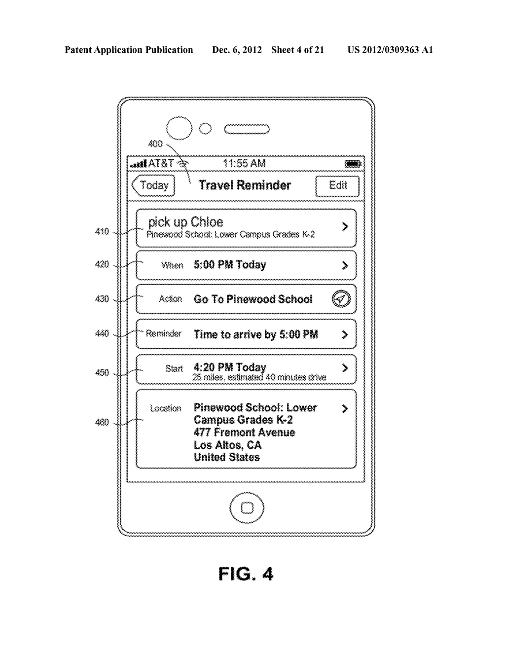 TRIGGERING NOTIFICATIONS ASSOCIATED WITH TASKS ITEMS THAT REPRESENT TASKS     TO PERFORM - diagram, schematic, and image 05