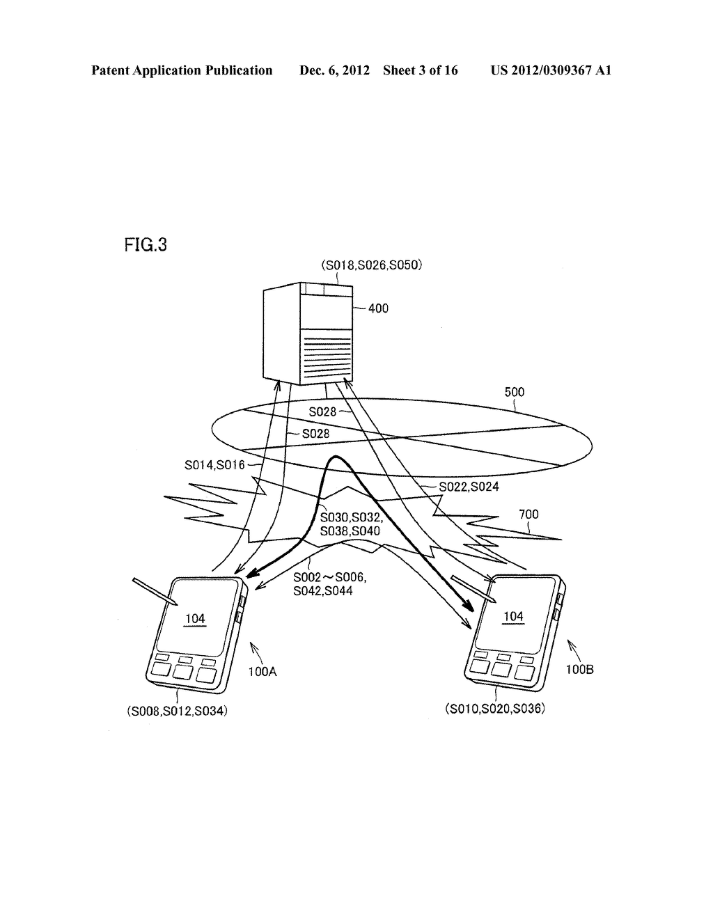 COMMUNICATION TERMINAL, COMMUNICATION METHOD, AND COMPUTER READABLE     STORAGE MEDIUM HAVING COMMUNICATION PROGRAM STORED THEREIN - diagram, schematic, and image 04