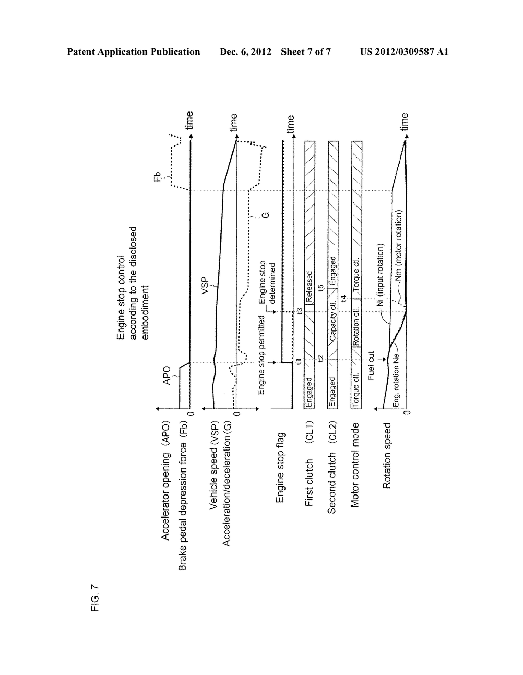 ENGINE STOP CONTROL SYSTEM FOR HYBRID ELECTRIC VEHICLE - diagram, schematic, and image 08