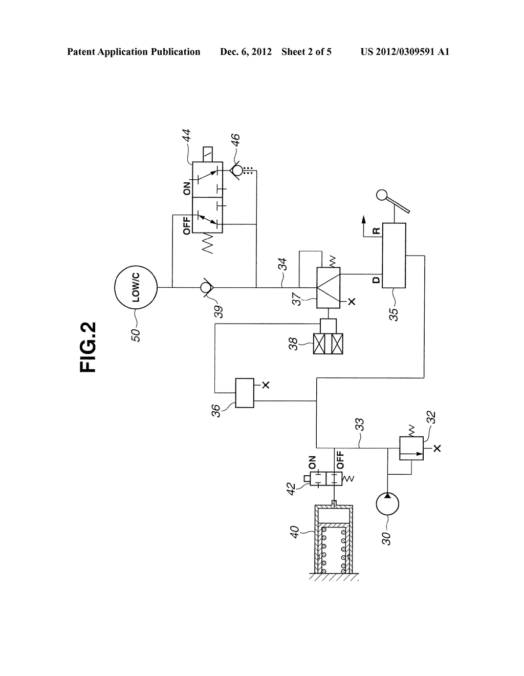 HYDRAULIC CONTROL DEVICE FOR AUTOMATIC TRANSMISSION - diagram, schematic, and image 03