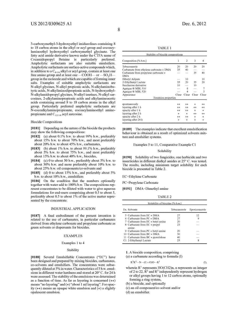 Biocide Compositions Comprising Carbamates - diagram, schematic, and image 09