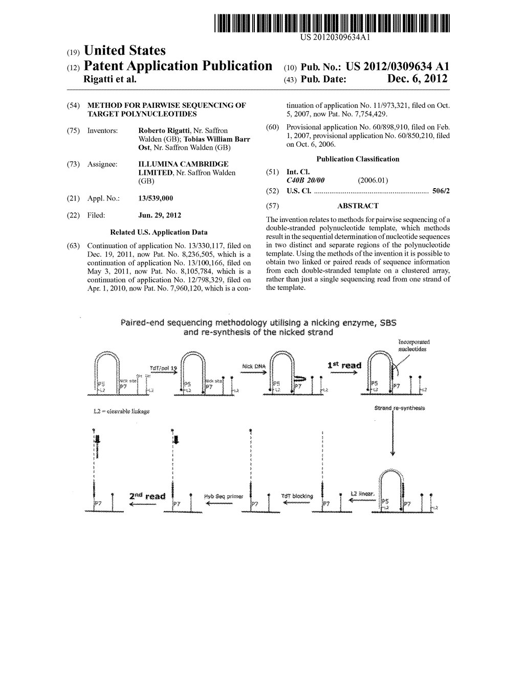 METHOD FOR PAIRWISE SEQUENCING OF TARGET POLYNUCLEOTIDES - diagram, schematic, and image 01