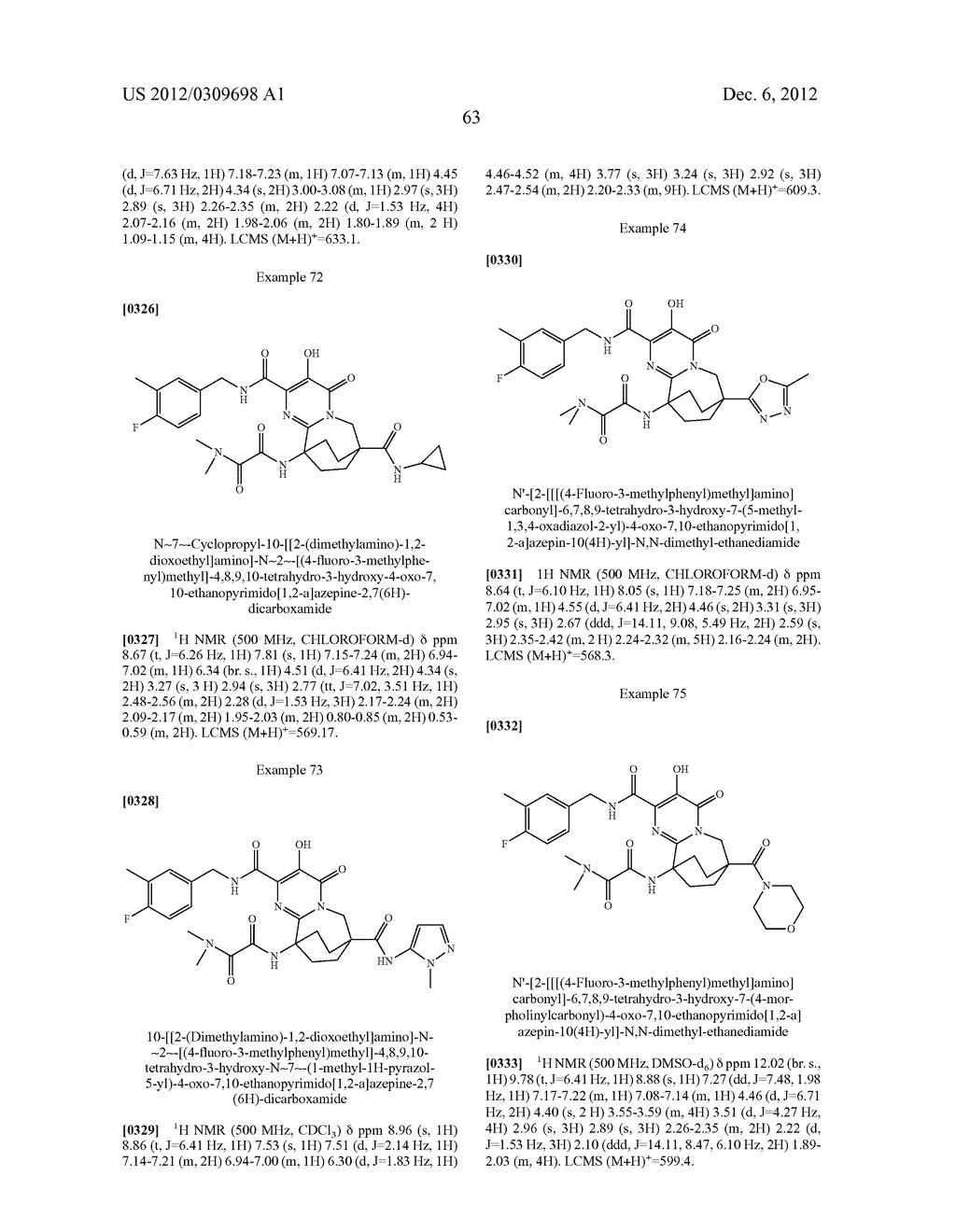 HIV Integrase Inhibitors - diagram, schematic, and image 64