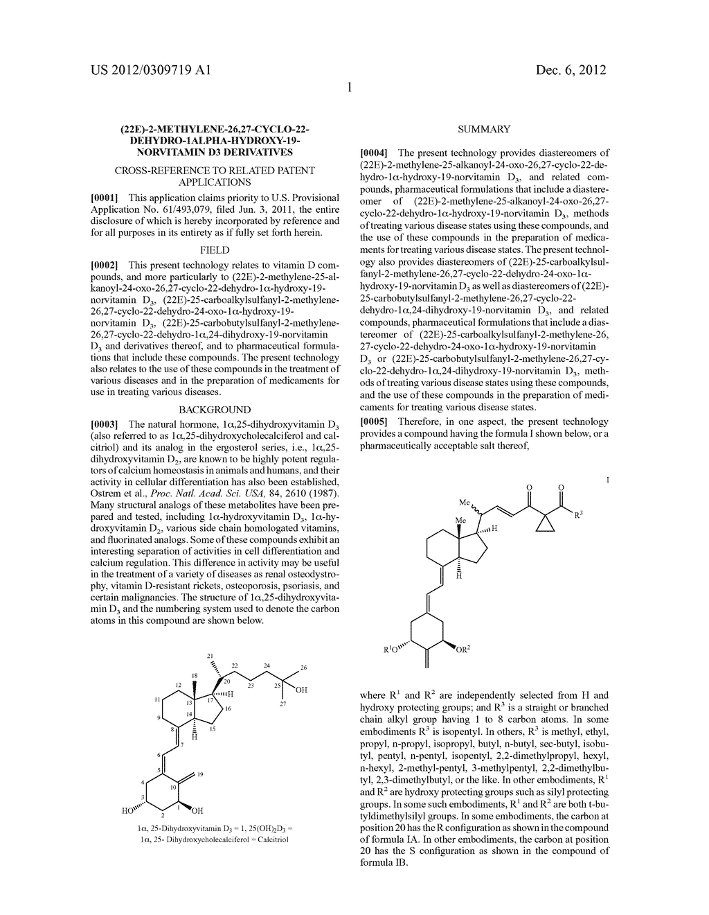 (22E)-2-METHYLENE-26,27-CYCLO-22-DEHYDRO-1ALPHA-HYDROXY-19-NORVITAMIN D3     DERIVATIVES - diagram, schematic, and image 12