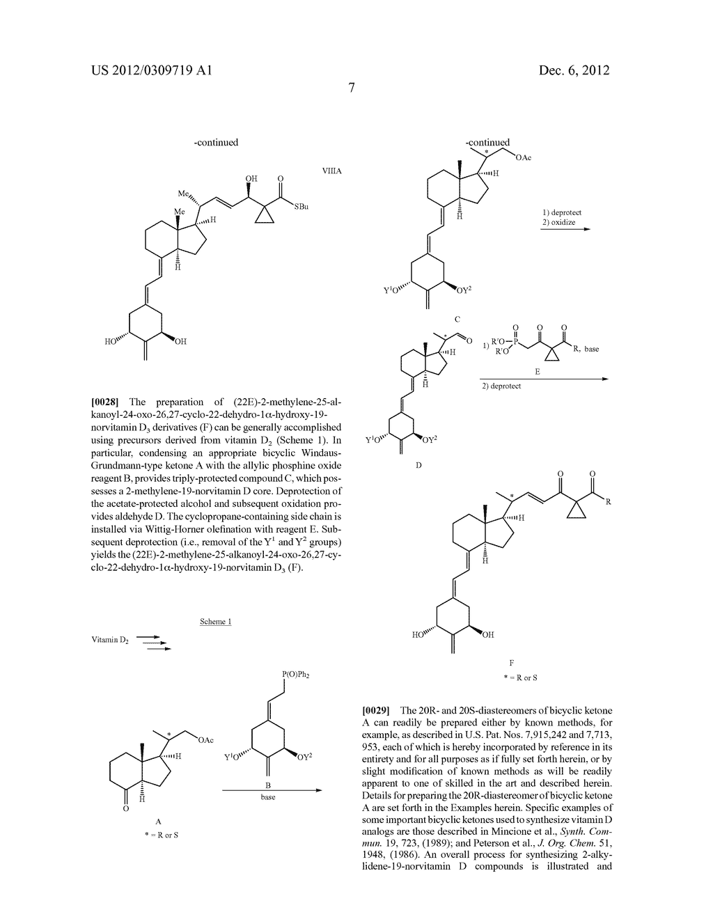 (22E)-2-METHYLENE-26,27-CYCLO-22-DEHYDRO-1ALPHA-HYDROXY-19-NORVITAMIN D3     DERIVATIVES - diagram, schematic, and image 18