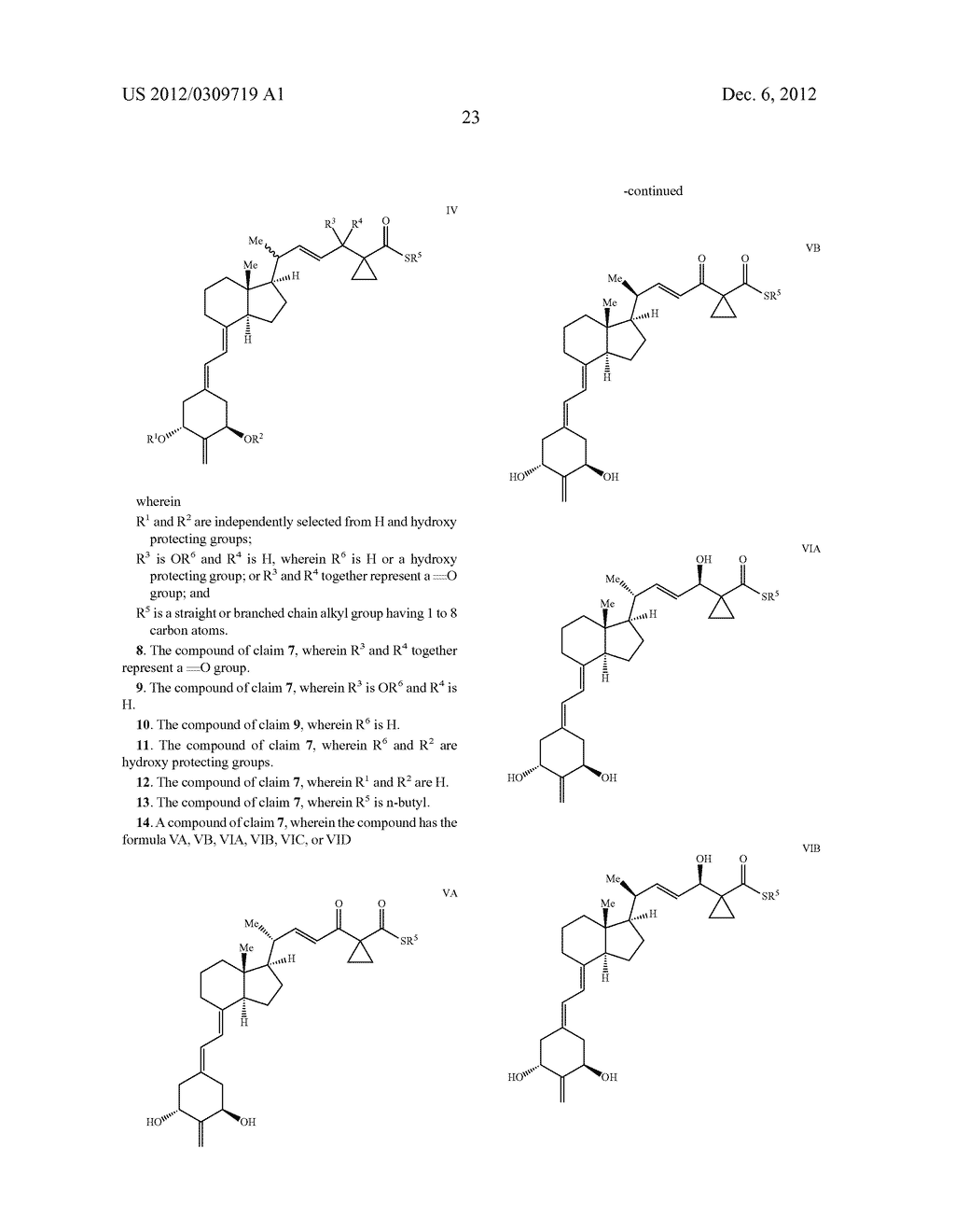 (22E)-2-METHYLENE-26,27-CYCLO-22-DEHYDRO-1ALPHA-HYDROXY-19-NORVITAMIN D3     DERIVATIVES - diagram, schematic, and image 34