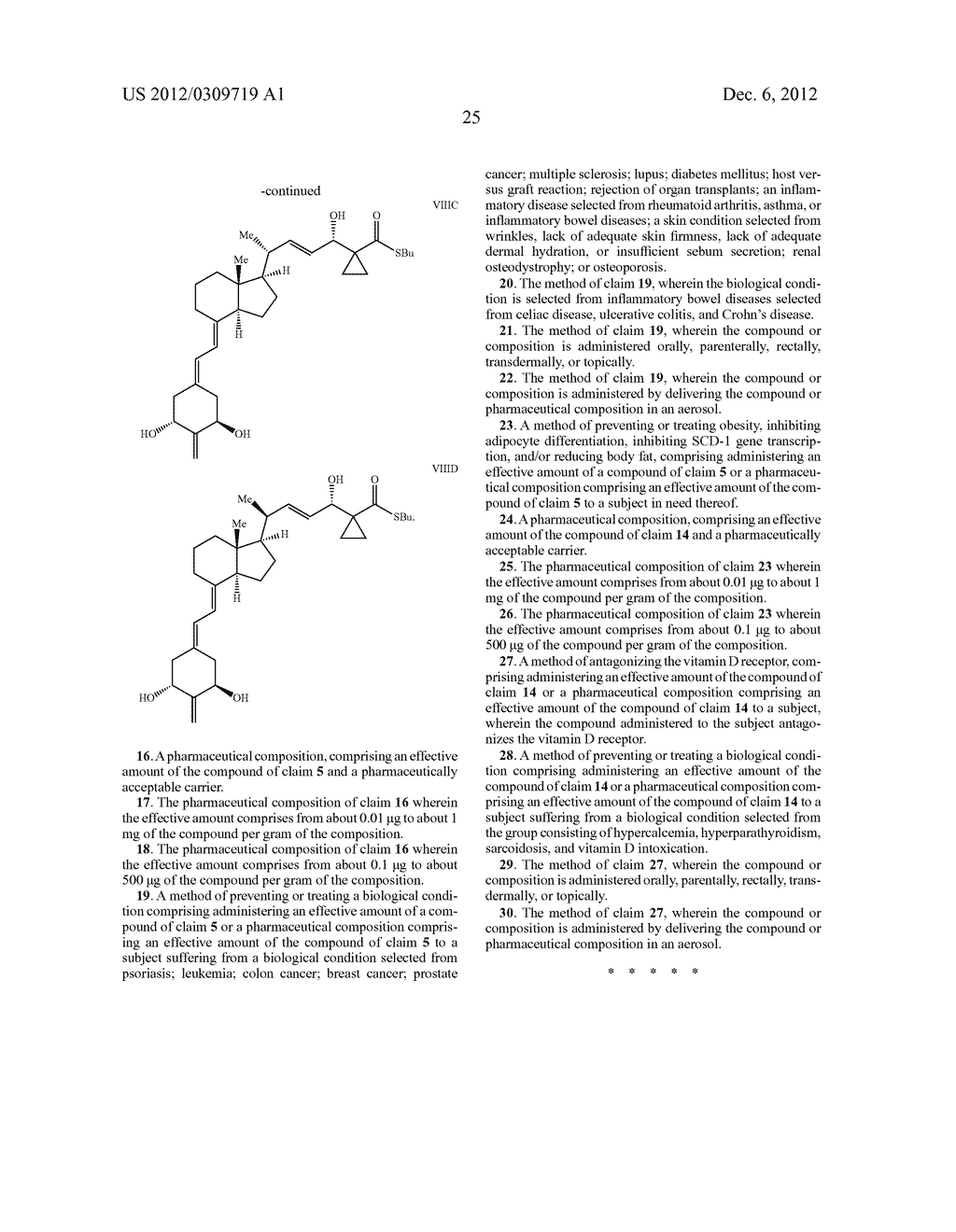 (22E)-2-METHYLENE-26,27-CYCLO-22-DEHYDRO-1ALPHA-HYDROXY-19-NORVITAMIN D3     DERIVATIVES - diagram, schematic, and image 36