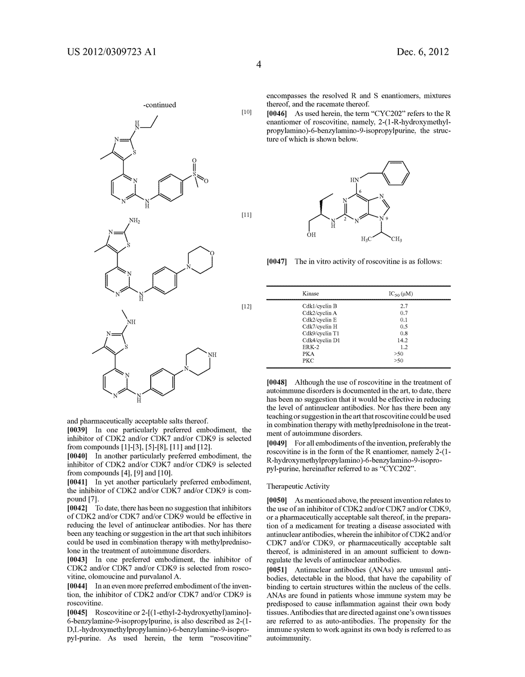 PURINE AND PYRIMIDINE CDK INHIBITORS AND THEIR USE FOR THE TREATMENT OF     AUTOIMMUNE DISEASES - diagram, schematic, and image 22