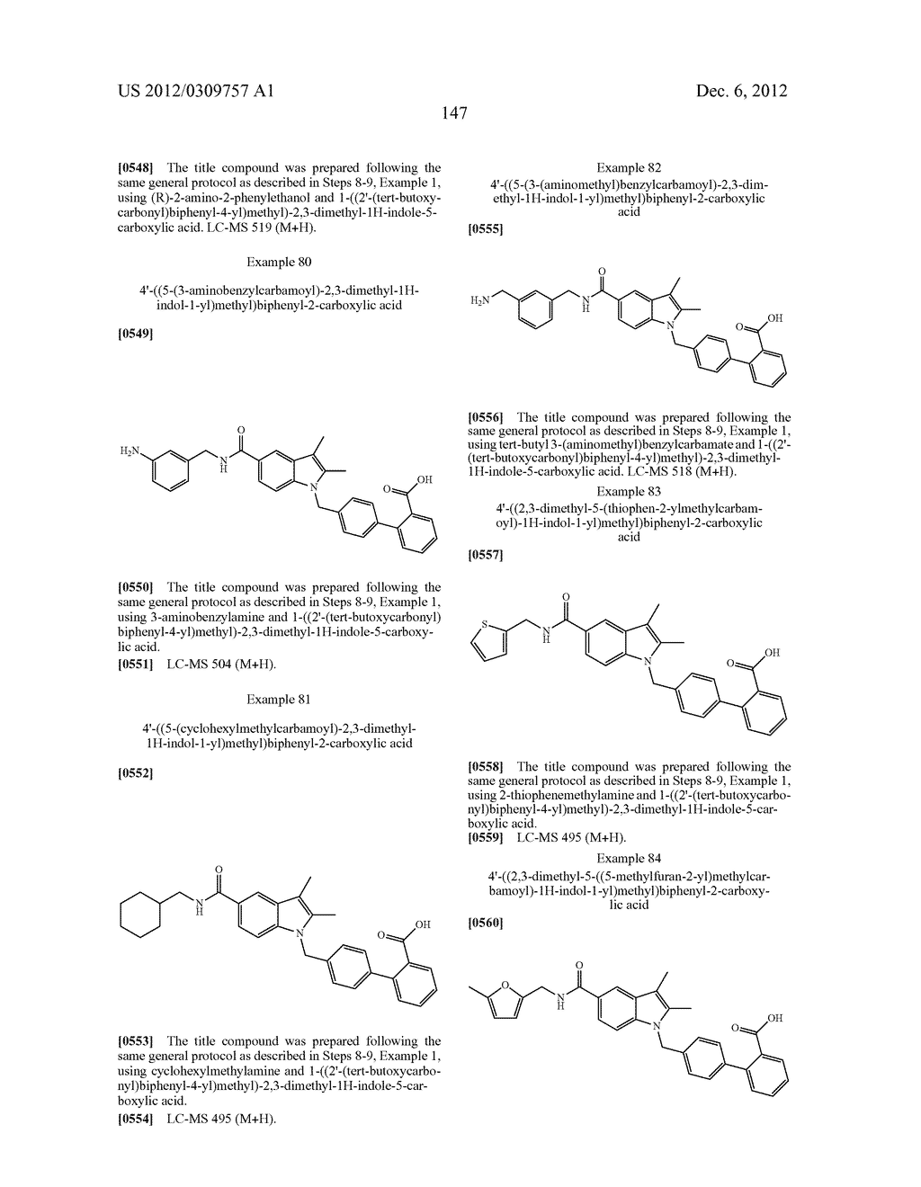N-BIPHENYLMETHYLINDOLE MODULATORS OF PPARG - diagram, schematic, and image 162