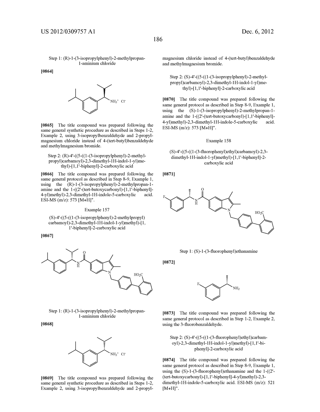 N-BIPHENYLMETHYLINDOLE MODULATORS OF PPARG - diagram, schematic, and image 201