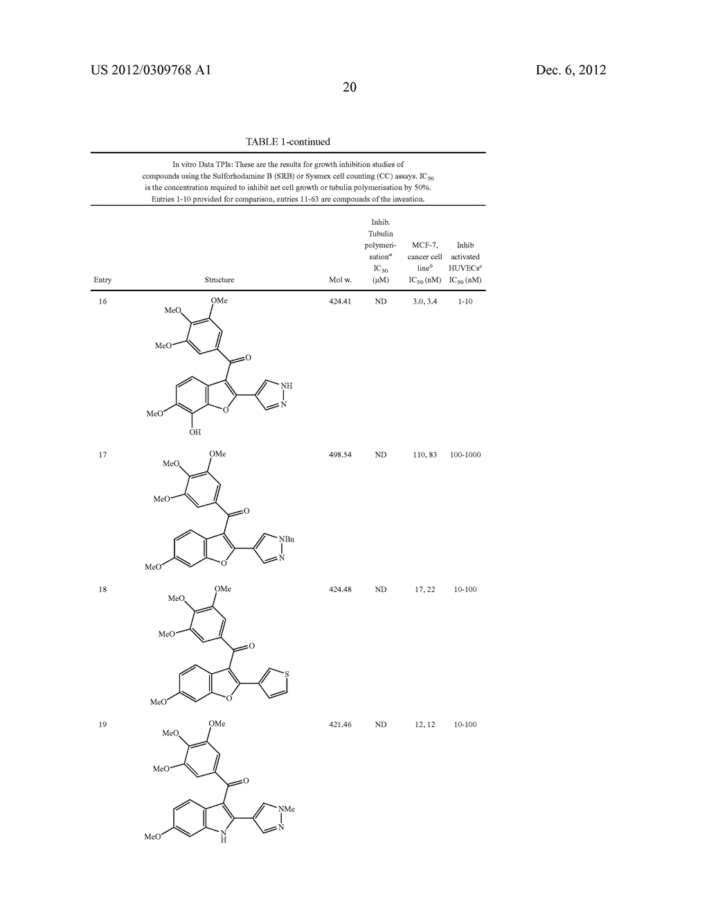 NOVEL TUBULIN POLYMERISATION INHIBITORS - diagram, schematic, and image 22