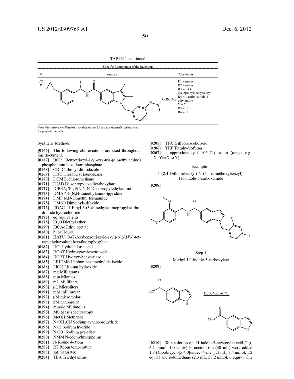 N-BENZYLINDOLE MODULATORS OF PPARG - diagram, schematic, and image 51