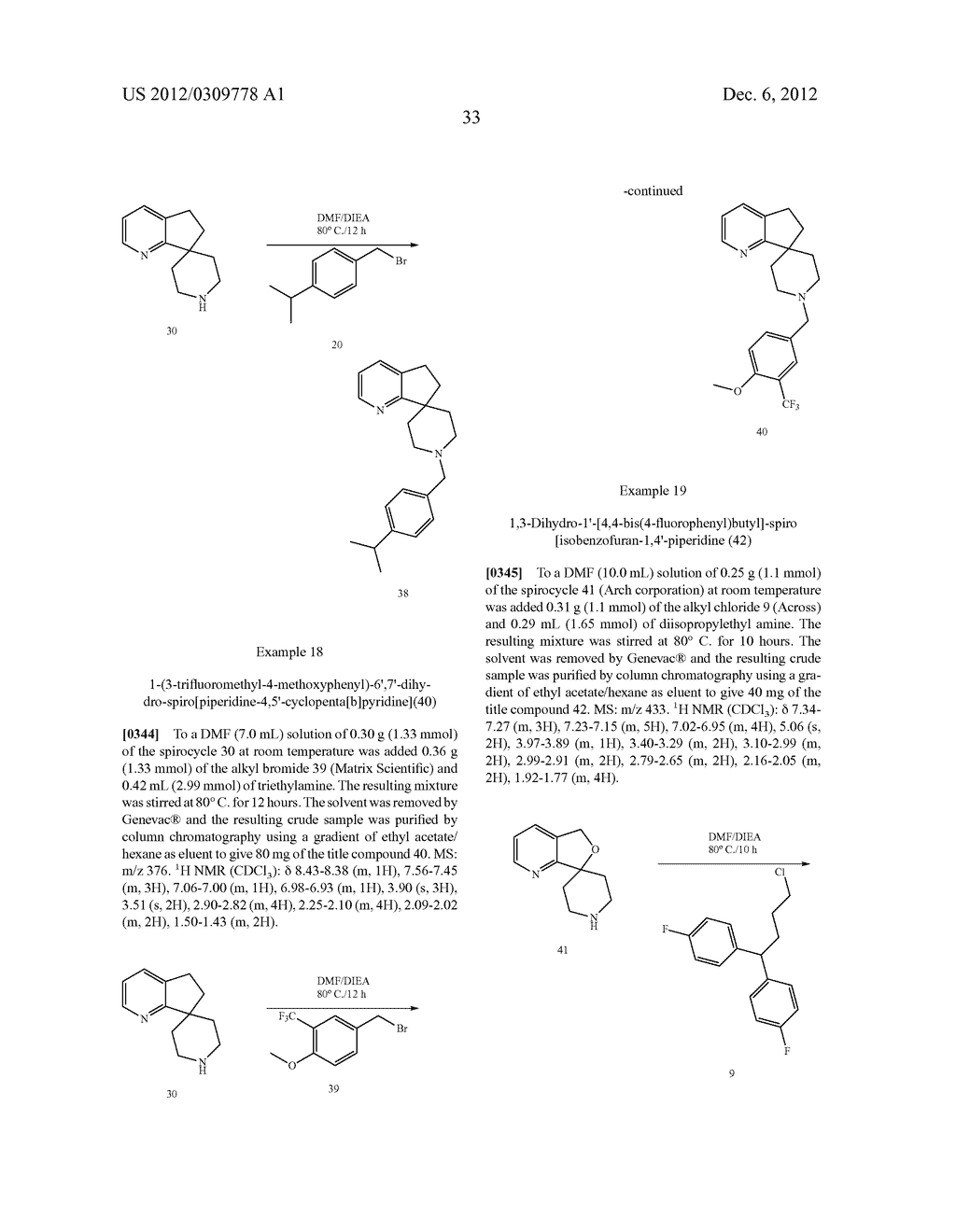 Fused and Spirocycle Compounds and the Use Thereof - diagram, schematic, and image 34