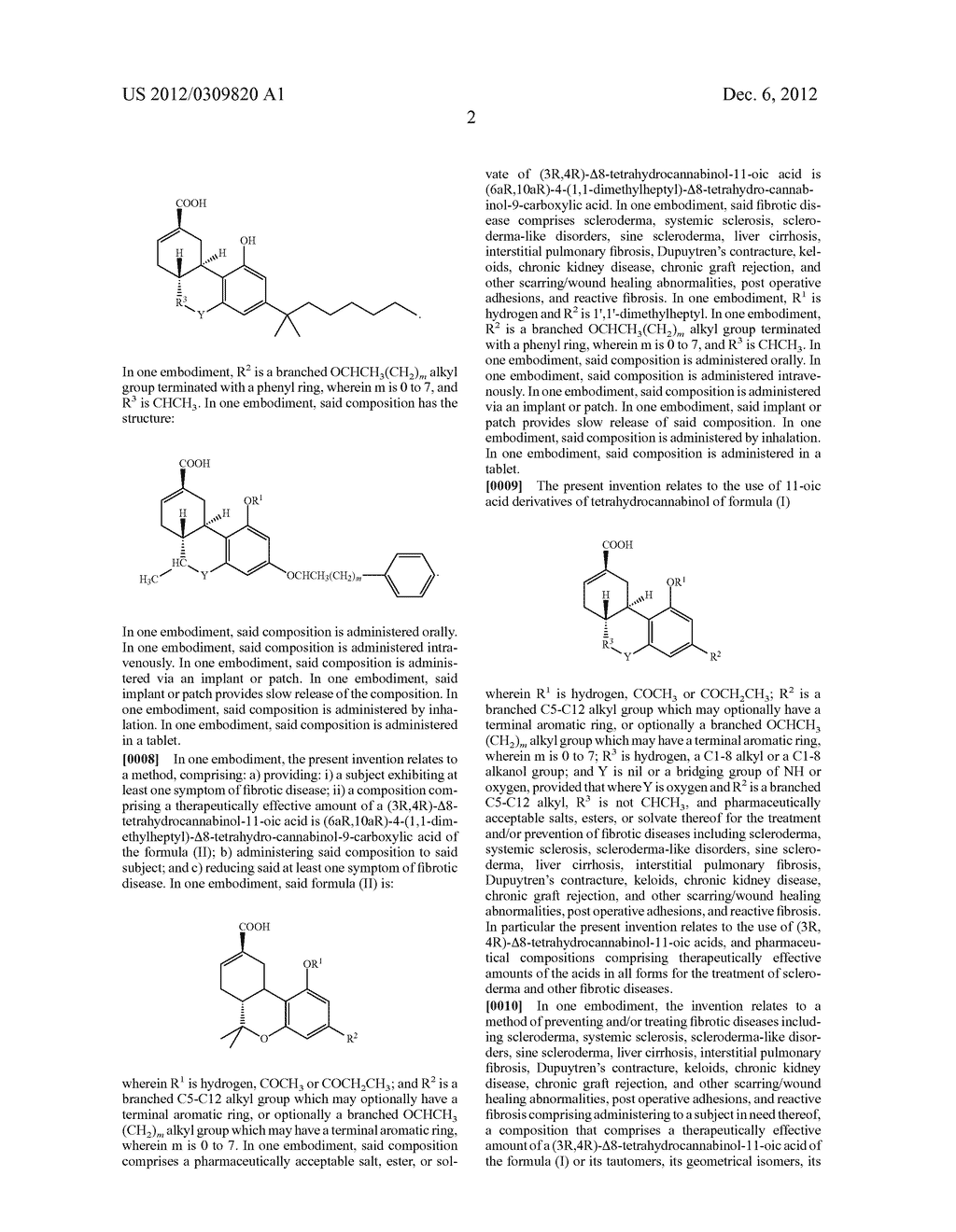 METHODS OF TREATING FIBROTIC DISEASES USING TETRAHYDROCANNABINOL-11-OIC     ACIDS - diagram, schematic, and image 13