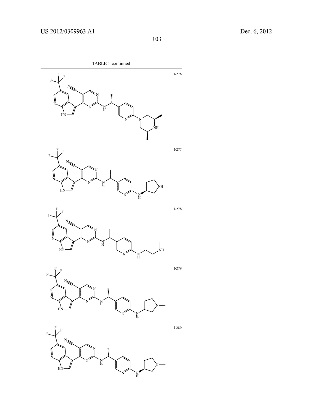 5-CYANO-4- (PYRROLO [2,3B] PYRIDINE-3-YL) -PYRIMIDINE DERIVATIVES USEFUL     AS PROTEIN KINASE INHIBITORS - diagram, schematic, and image 104