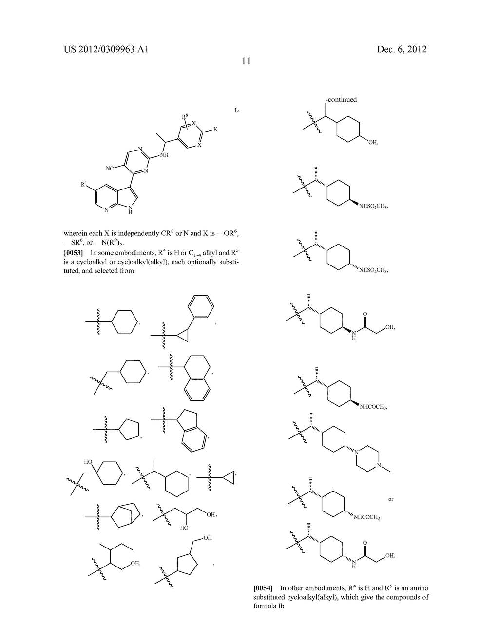 5-CYANO-4- (PYRROLO [2,3B] PYRIDINE-3-YL) -PYRIMIDINE DERIVATIVES USEFUL     AS PROTEIN KINASE INHIBITORS - diagram, schematic, and image 12