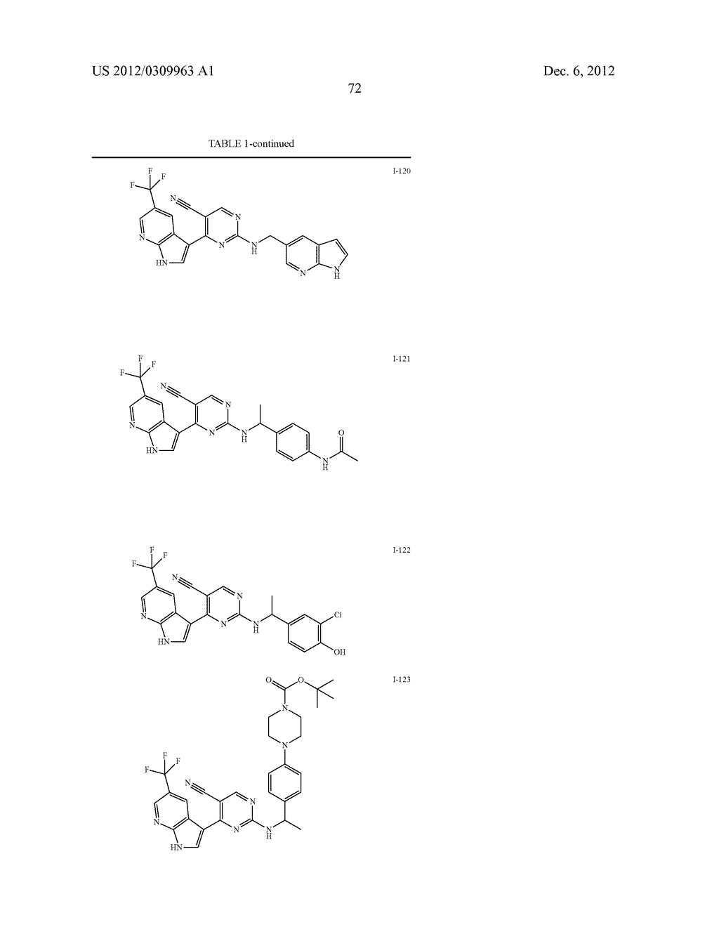 5-CYANO-4- (PYRROLO [2,3B] PYRIDINE-3-YL) -PYRIMIDINE DERIVATIVES USEFUL     AS PROTEIN KINASE INHIBITORS - diagram, schematic, and image 73