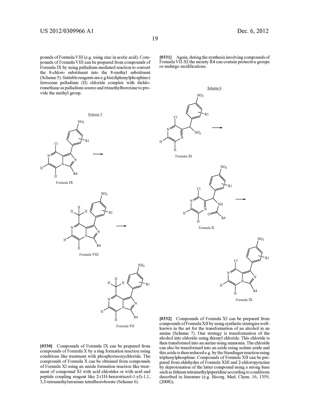 8-METHYL-1-PHENYL-IMIDAZOL[1,5-A]PYRAZINE COMPOUNDS - diagram, schematic, and image 20