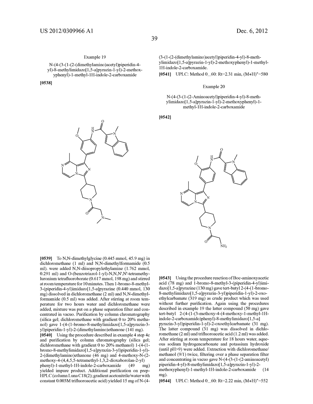 8-METHYL-1-PHENYL-IMIDAZOL[1,5-A]PYRAZINE COMPOUNDS - diagram, schematic, and image 40