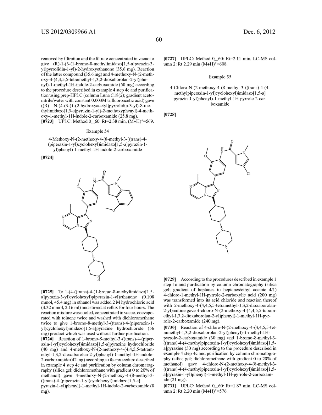 8-METHYL-1-PHENYL-IMIDAZOL[1,5-A]PYRAZINE COMPOUNDS - diagram, schematic, and image 61
