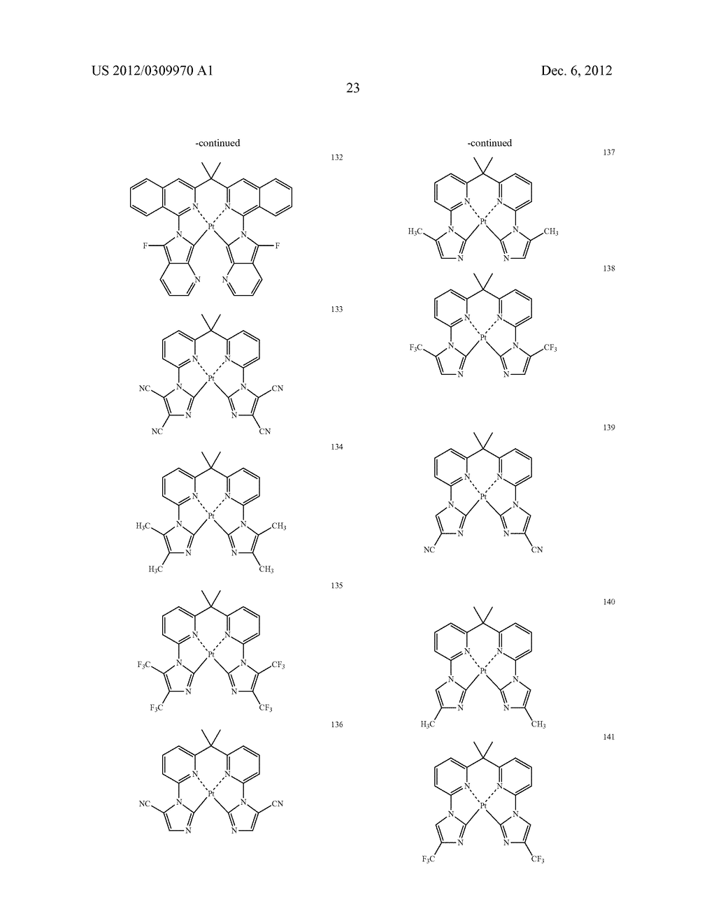 PLATINUM COMPLEX COMPOUND AND ORGANIC ELECTROLUMINESCENT DEVICE - diagram, schematic, and image 24