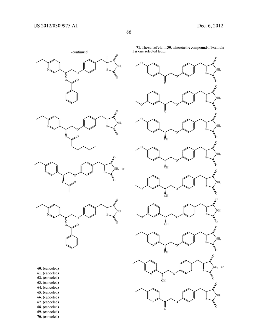 PPAR-SPARING THIAZOLIDINEDIONE SALTS FOR THE TREATMENT OF METABOLIC     DISEASES - diagram, schematic, and image 101