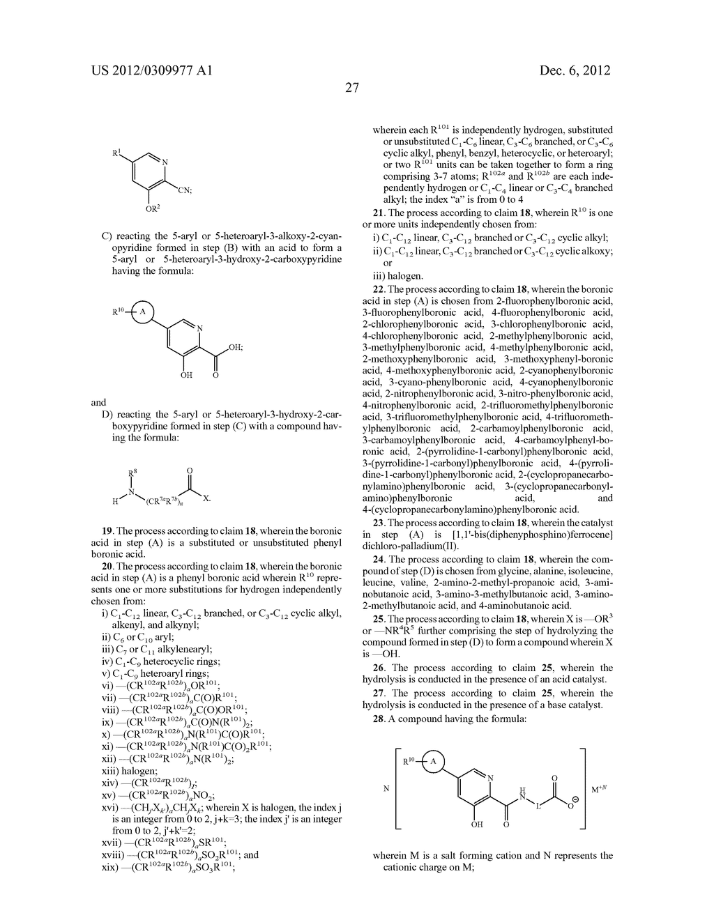 PROCESS FOR PREPARING [(3-HYDROXYPYRIDINE-2-CARBONYL)AMINO]ALKANOIC ACIDS,     ESTERS AND AMIDES - diagram, schematic, and image 31