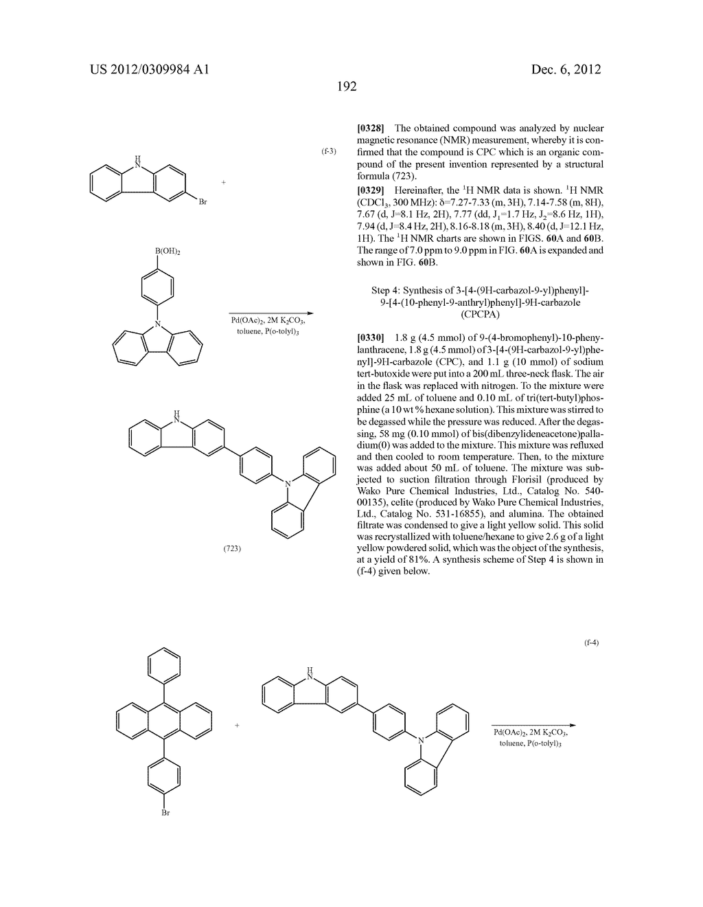 ORGANIC COMPOUND, ANTHRACENE DERIVATIVE, AND LIGHT-EMITTING ELEMENT,     LIGHT-EMITTING DEVICE, AND ELECTRONIC DEVICE USING ANTHRACENE DERIVATIVE - diagram, schematic, and image 264