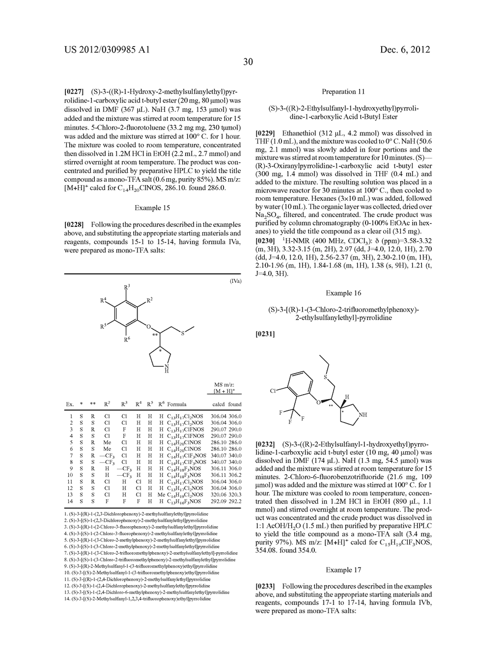 3-PHENOXYMETHYLPYRROLIDINE COMPOUNDS - diagram, schematic, and image 31