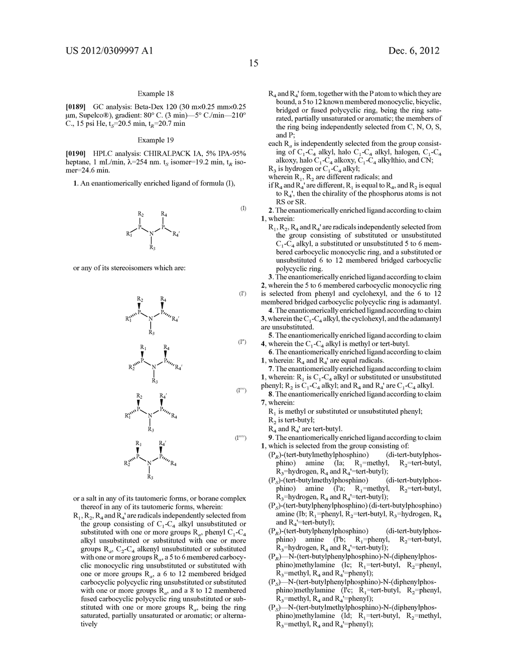 Enantiomerically Enriched Aminodiphosphines as Ligands for the Preparation     of Catalysts for Asymmetric Synthesis - diagram, schematic, and image 16