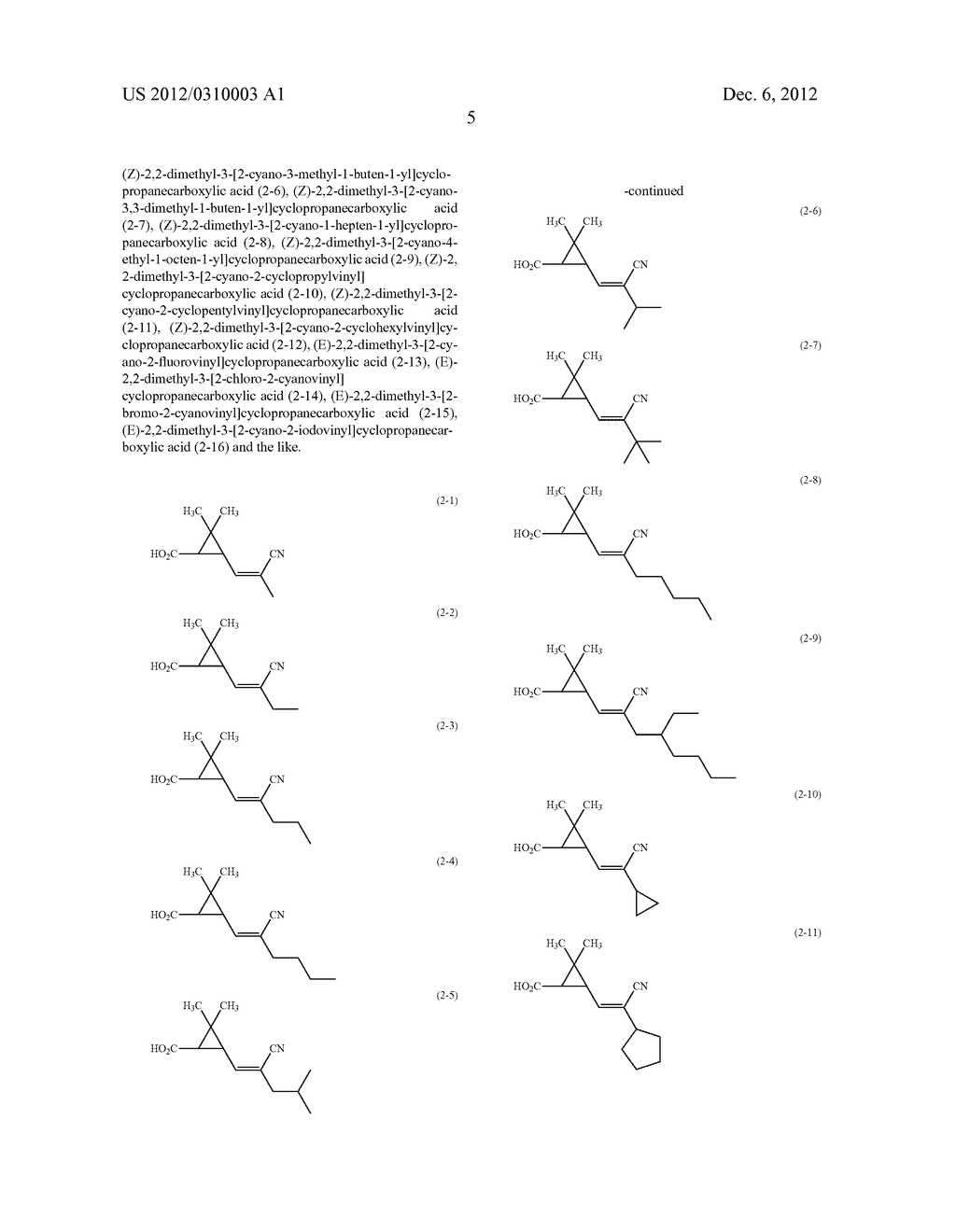 METHOD FOR PRODUCING CYANOALKENYLCYCLOPROPANECARBOXYLIC ACID SALT - diagram, schematic, and image 06