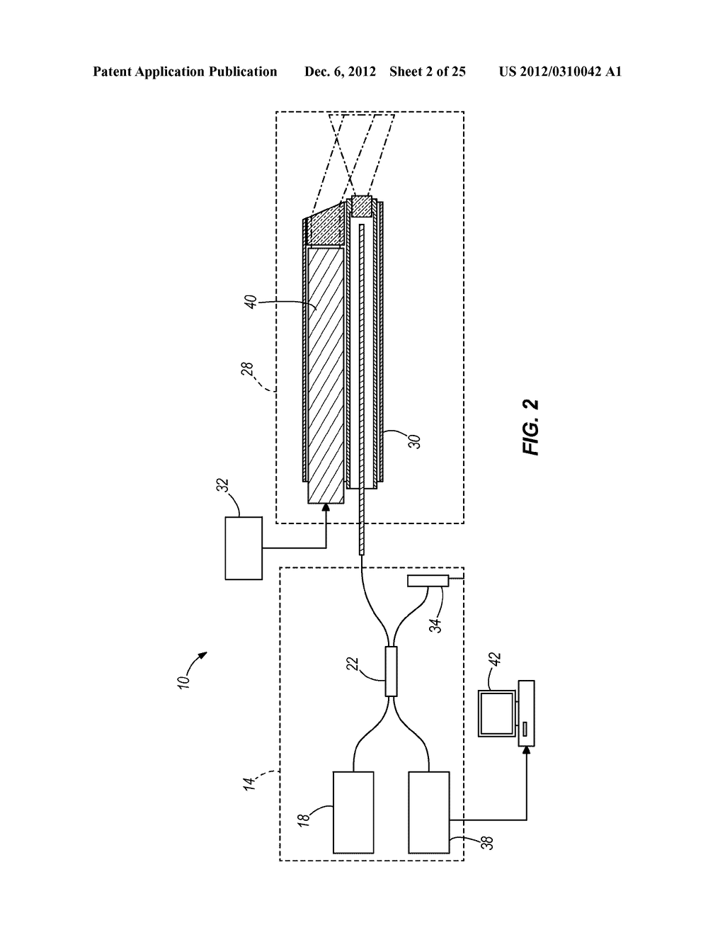 APPARATUS AND METHOD FOR REAL-TIME IMAGING AND MONITORING OF AN     ELECTROSURGICAL PROCEDURE - diagram, schematic, and image 03