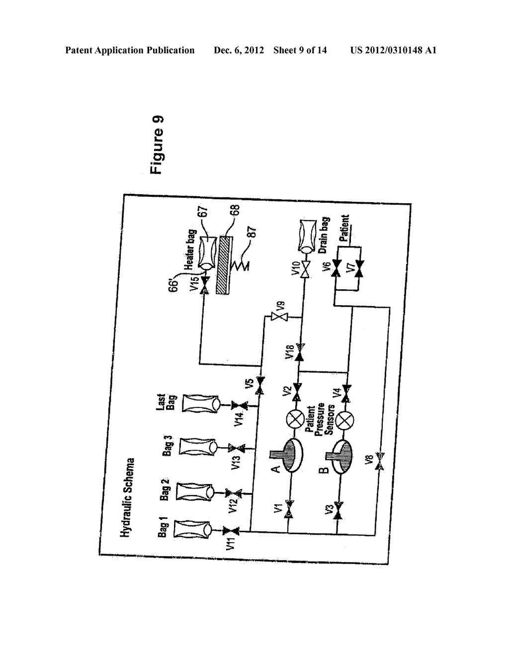 METHOD FOR ADJUSTING A CONTINUOUS DIALYSATE VOLUME FLOW IN A DIALYSIS     MACHINE AND DIALYSIS MACHINE - diagram, schematic, and image 10