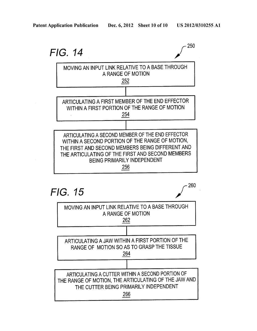 SURGICAL INSTRUMENT WITH SINGLE DRIVE INPUT FOR TWO END EFFECTOR     MECHANISMS - diagram, schematic, and image 11