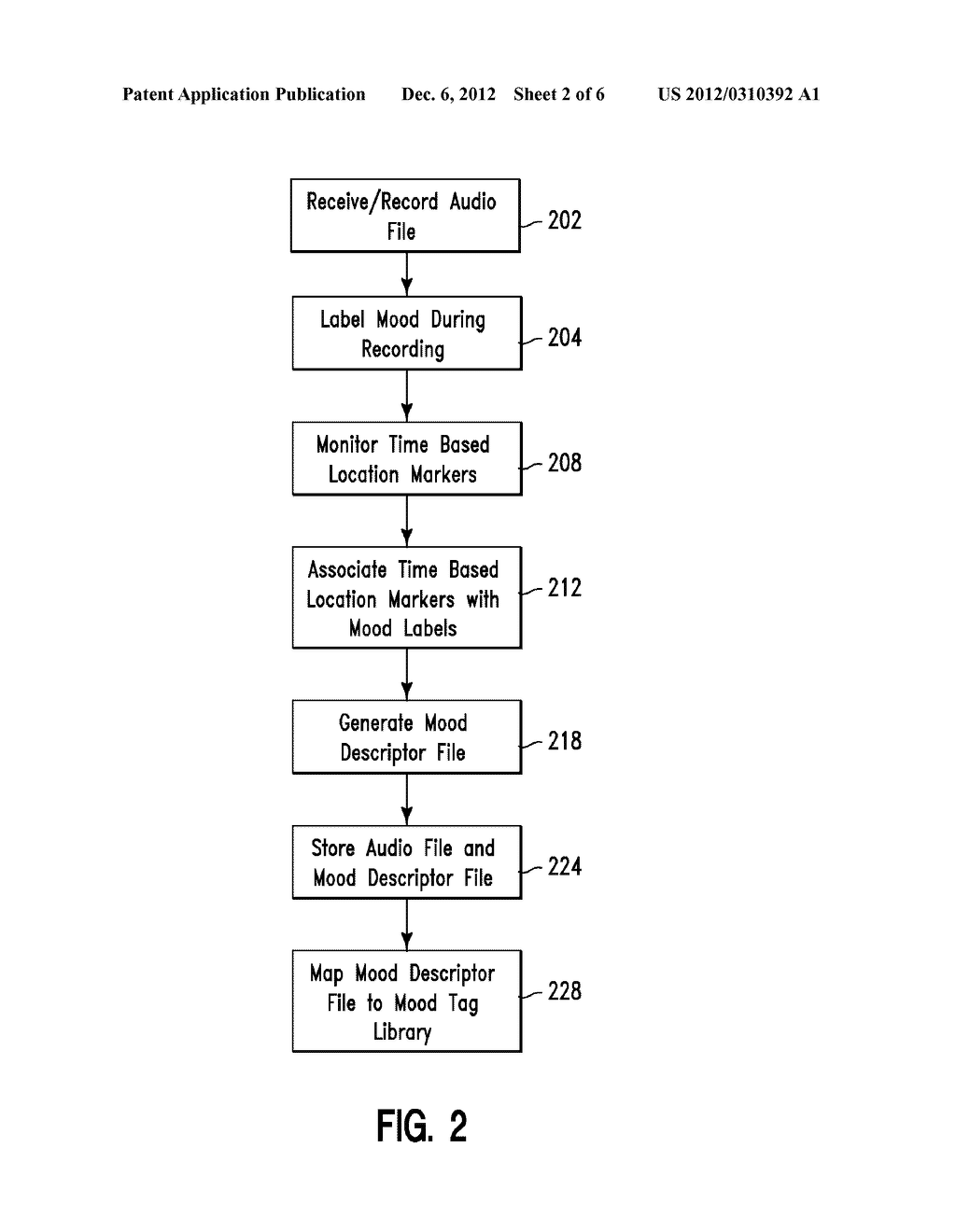 AUDIO MEDIA MOOD VISUALIZATION METHOD AND SYSTEM - diagram, schematic, and image 03