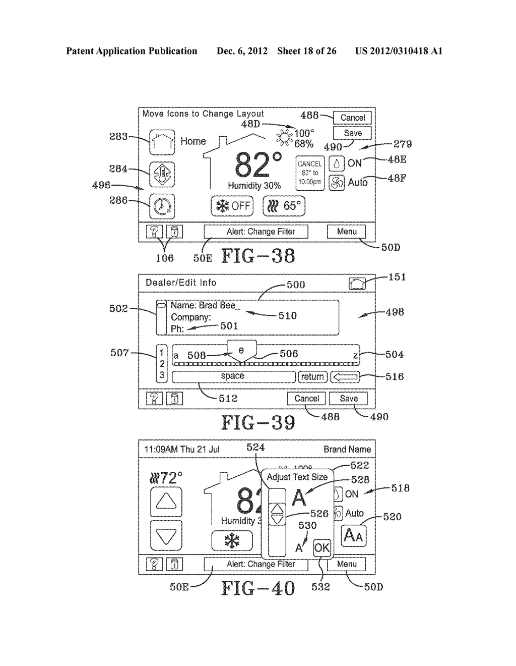 HVAC CONTROLLER USER INTERFACES - diagram, schematic, and image 19