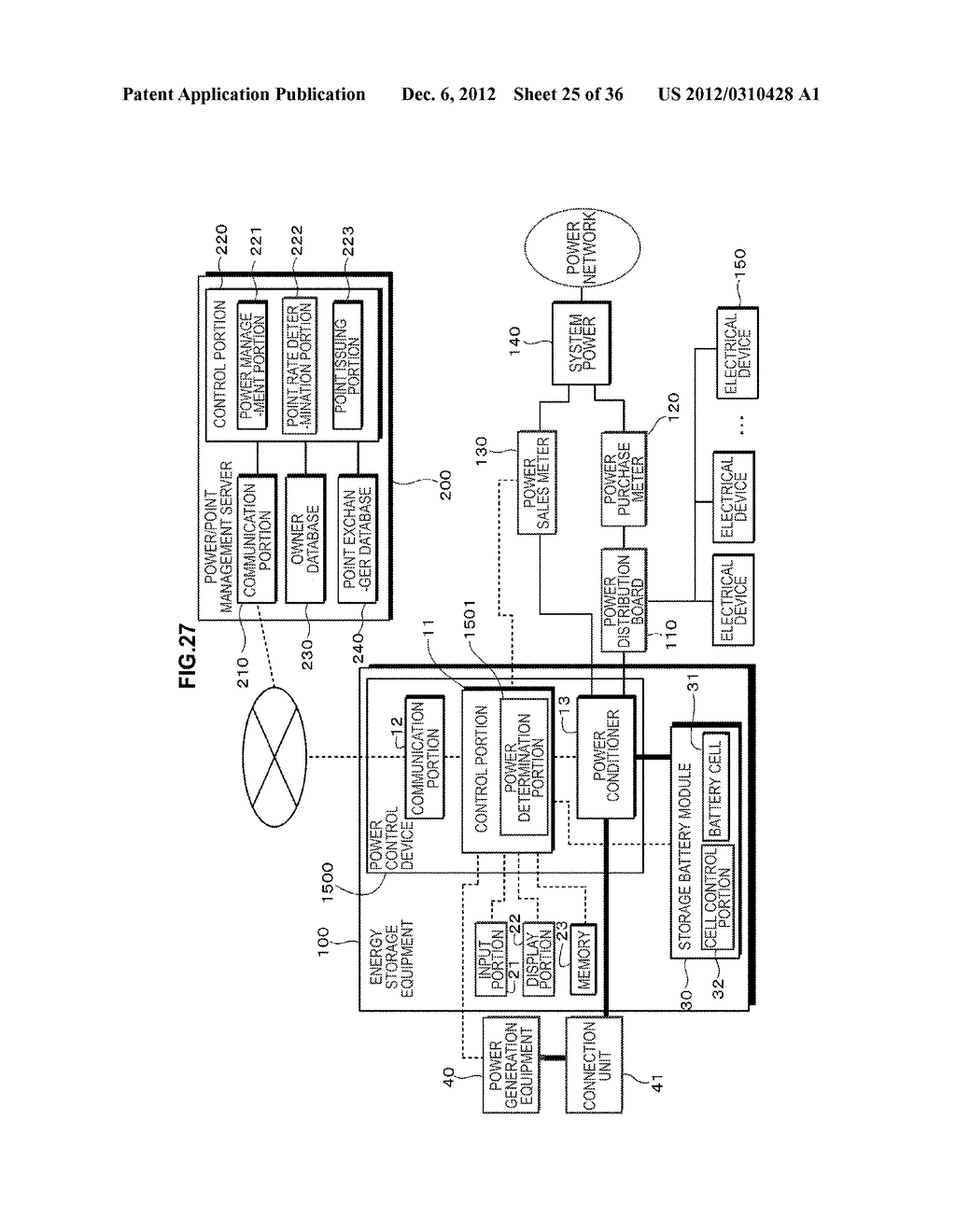 POWER CONTROL DEVICE, POWER MANAGEMENT DEVICE AND POWER MANAGEMENT SYSTEM - diagram, schematic, and image 26