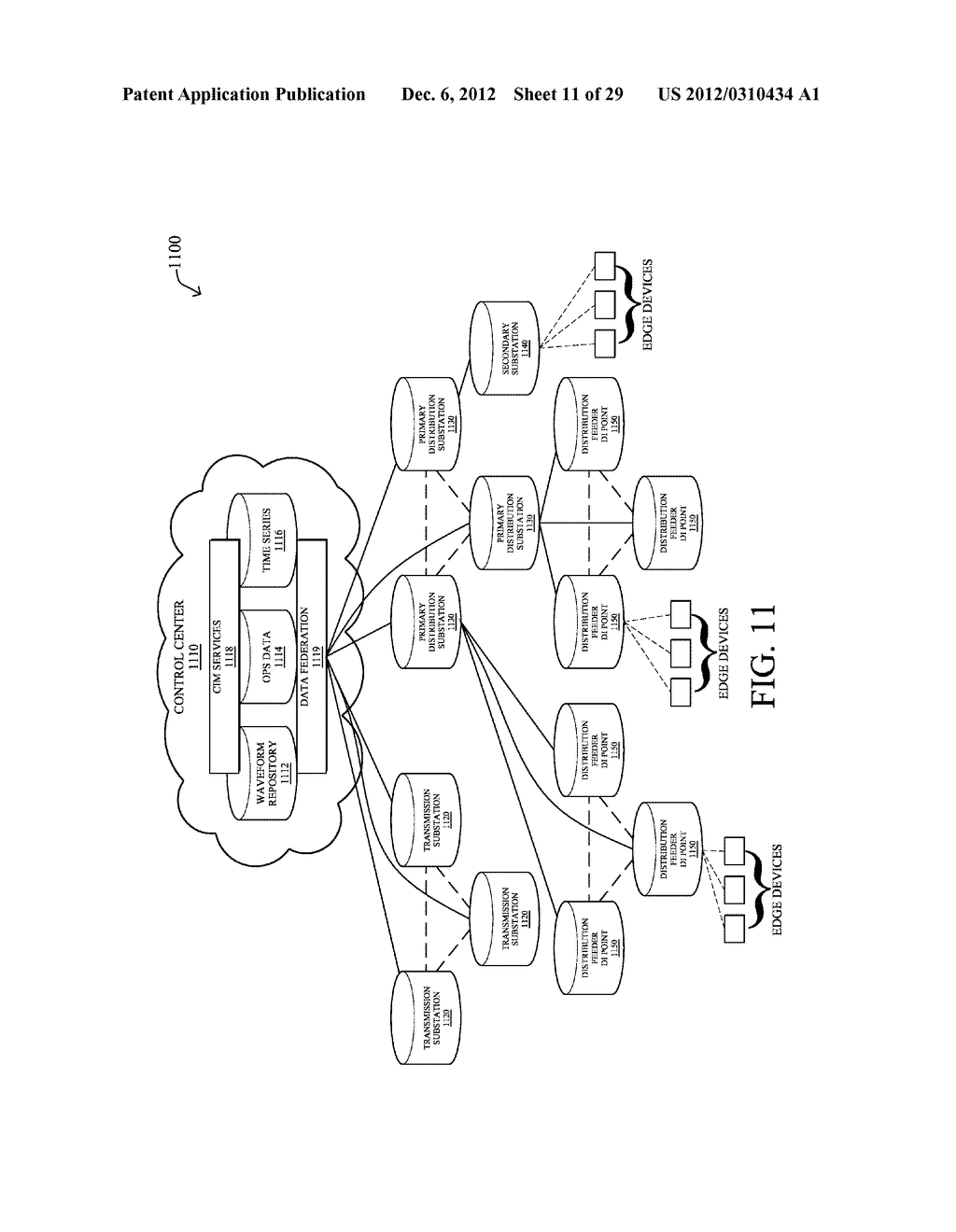 VARIABLE TOPOLOGY DISTRIBUTED INTELLIGENCE FOR UTILITY GRID CONTROL     OPERATION SERVICES - diagram, schematic, and image 12