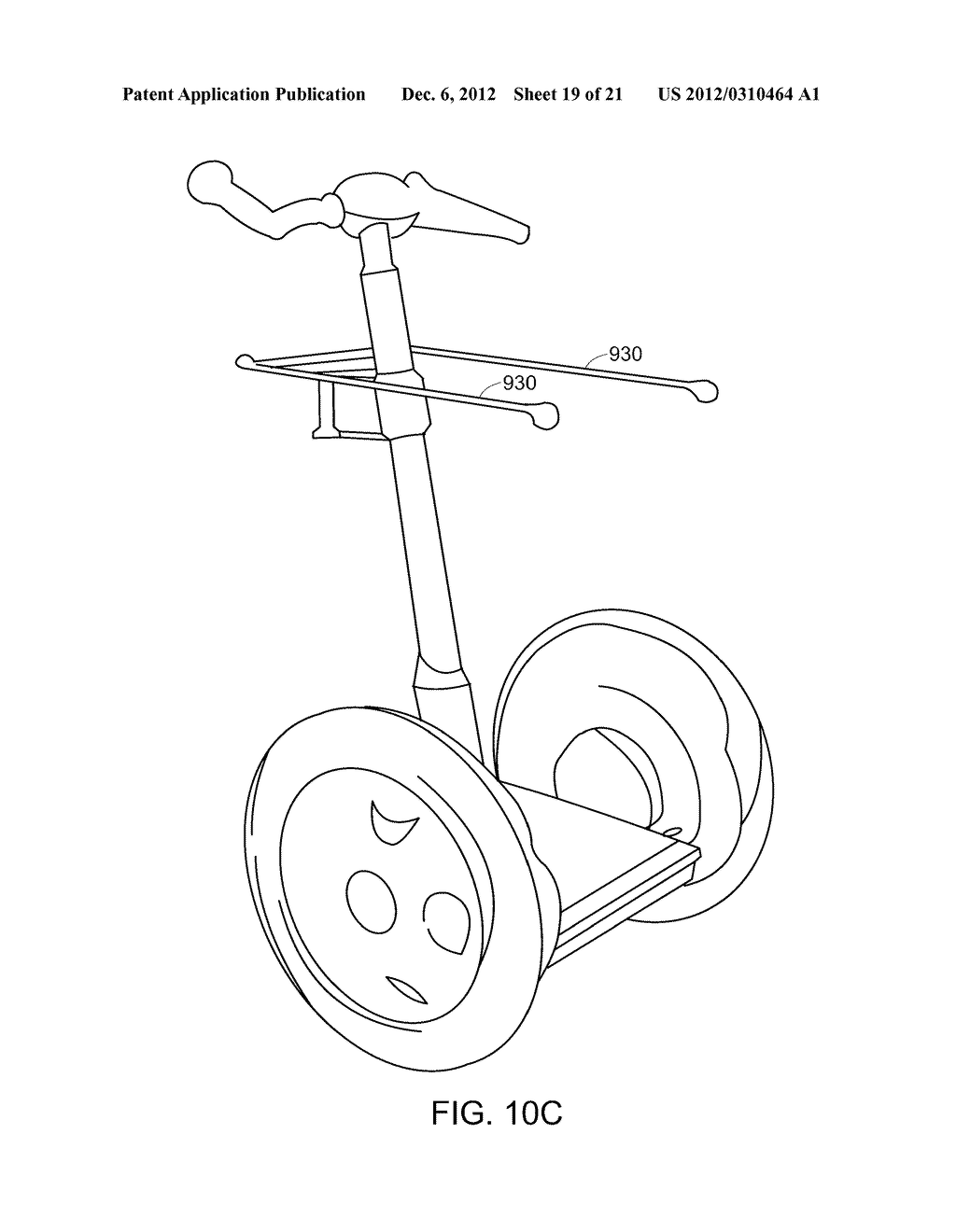 CONTROL OF A PERSONAL TRANSPORTER BASED ON USER POSITION - diagram, schematic, and image 20