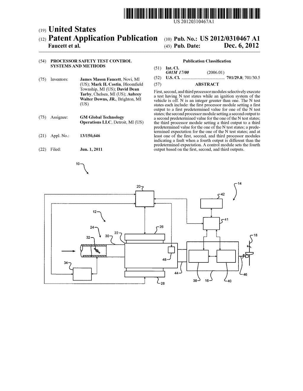 PROCESSOR SAFETY TEST CONTROL SYSTEMS AND METHODS - diagram, schematic, and image 01