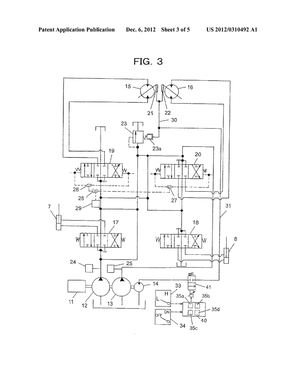 Hydraulic Work Machine - diagram, schematic, and image 04