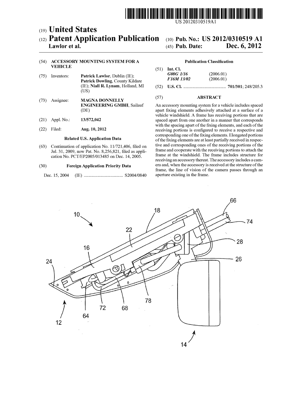 ACCESSORY MOUNTING SYSTEM FOR A VEHICLE - diagram, schematic, and image 01