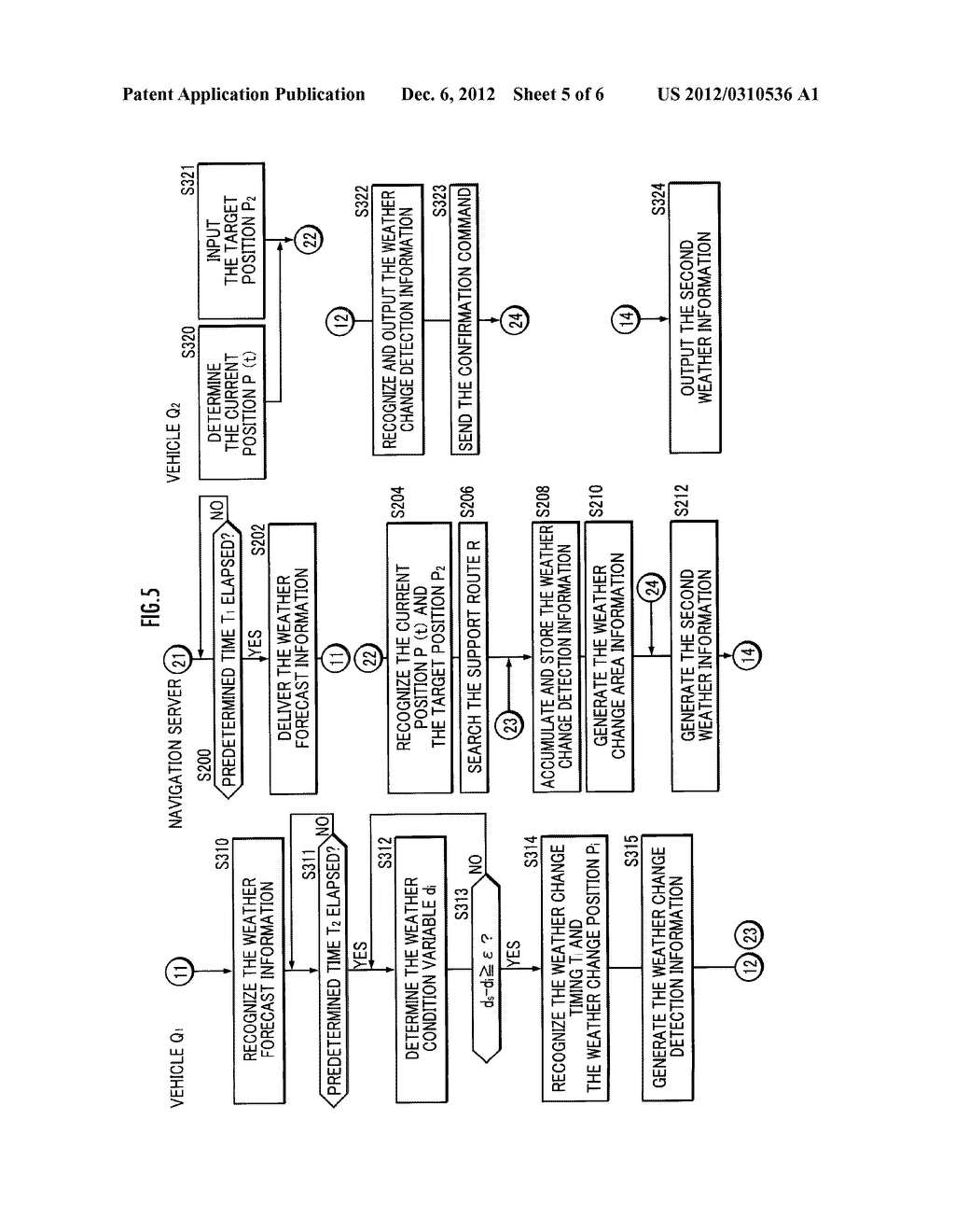 WEATHER INFORMATION PROCESSING DEVICE AND WEATHER INFORMATION PROCESSING     SYSTEM - diagram, schematic, and image 06