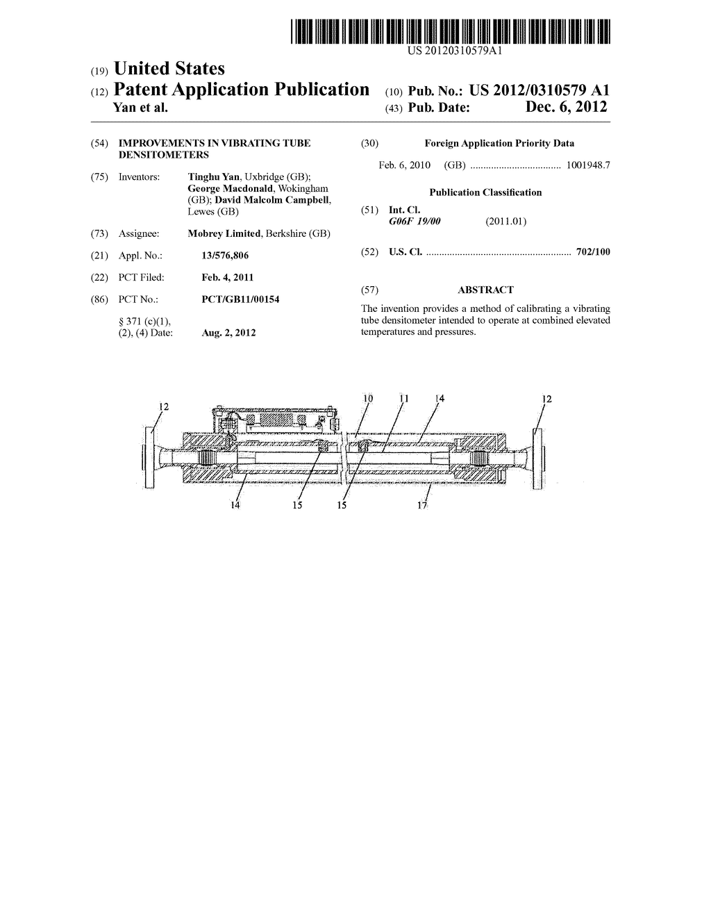 IMPROVEMENTS IN VIBRATING TUBE DENSITOMETERS - diagram, schematic, and image 01