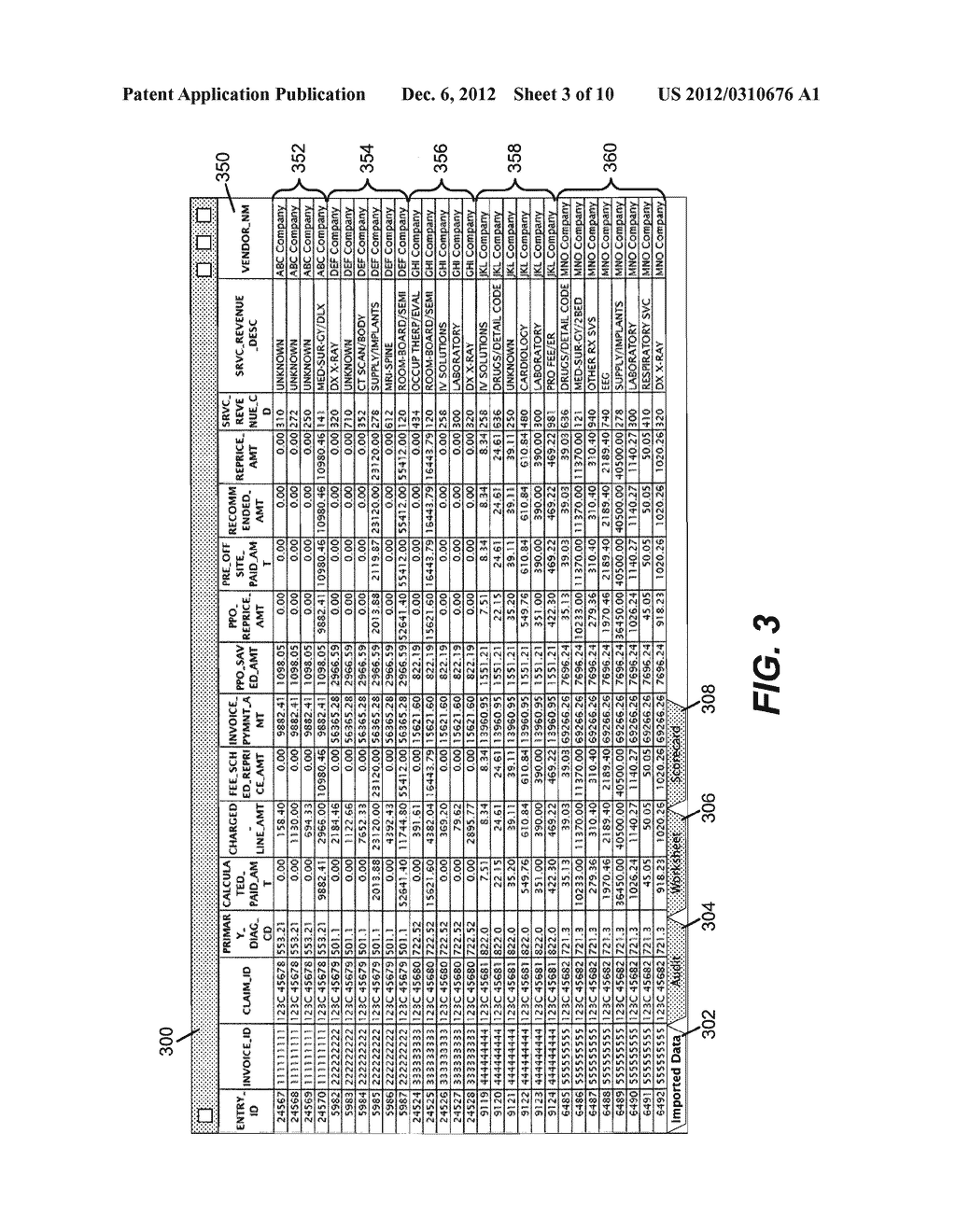 SYSTEM AND COMPUTER-IMPLEMENTED METHOD FOR AUDITING WORKERS' COMPENSATION     RELATED INVOICES - diagram, schematic, and image 04