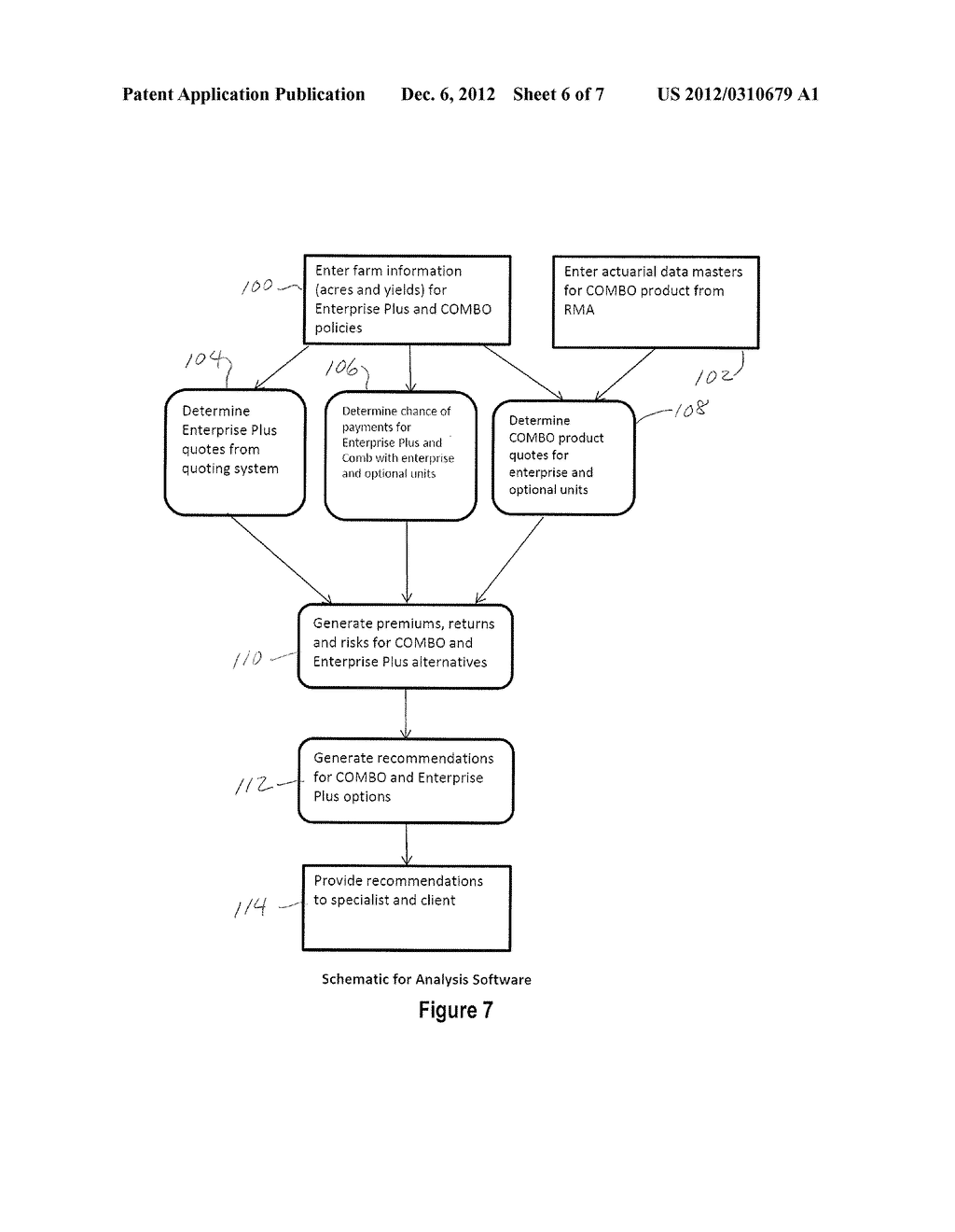 METHOD AND APPARATUS FOR INSURING AGAINST CROP LOSSES - diagram, schematic, and image 07