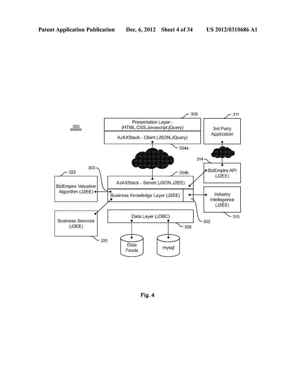 ENGINE, SYSTEM AND METHOD OF PROVIDING BUSINESS VALUATION AND DATABASE     SERVICES USING ALTERNATIVE PAYMENT ARRANGEMENTS - diagram, schematic, and image 05