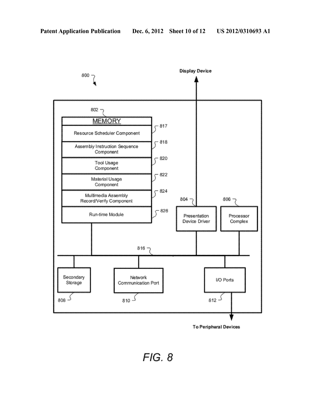 RESOURCE SCHEDULING METHOD AND SYSTEM FOR USE WITH COMPUTER DIRECTED     ASSEMBLY AND MANUFACTURE - diagram, schematic, and image 11