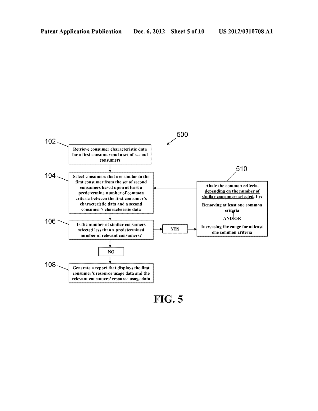 Method and System for Selecting Similar Consumers - diagram, schematic, and image 06