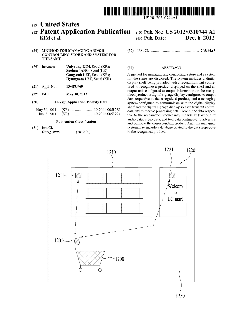 METHOD FOR MANAGING AND/OR CONTROLLING STORE AND SYSTEM FOR THE SAME - diagram, schematic, and image 01